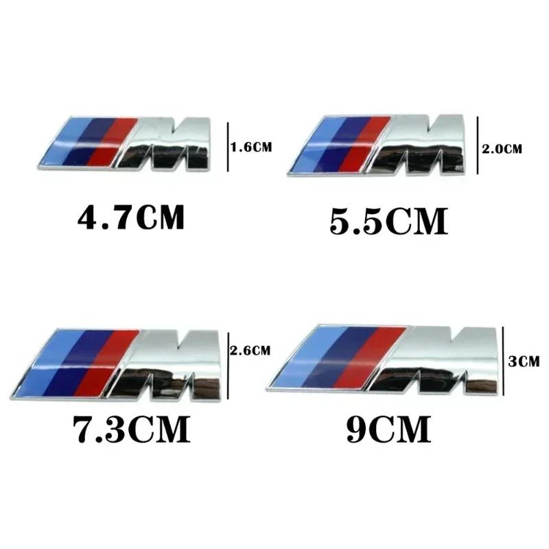 New 1P ABS Car Side Fender Emblem Badge Sticker For BMW M M1 M2 M3 M4 M5 M6 G01 F20 G30 F30 F31 E36 E87 E60 E91 X1 X3 X5 Ac