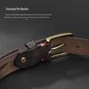 ZIPPO Men's Genuine Leather Pin Buckle Belt