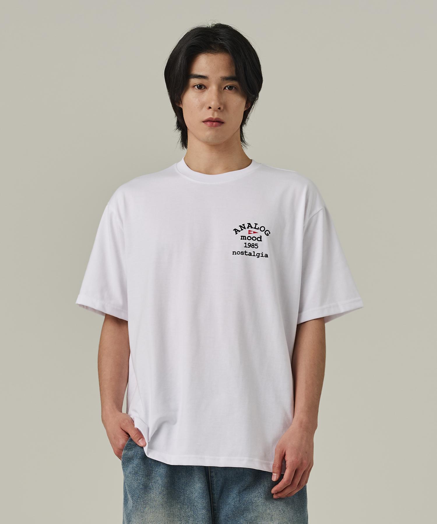 Analog Mood Small Logo Short Sleeve T-Shirt (White) S