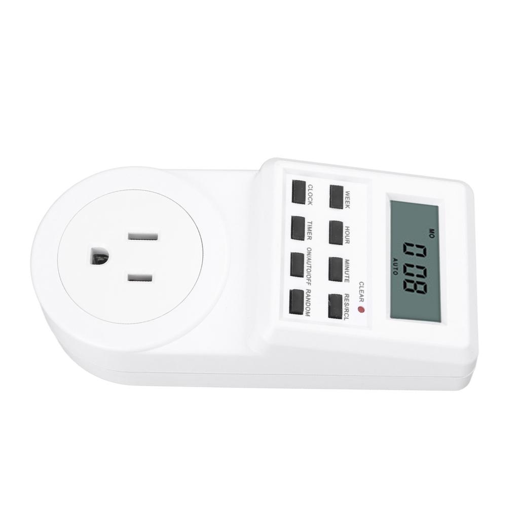 Digital Timing Socket Intelligent Multi Functional Infinite Cycle Digital Programmable Timer for