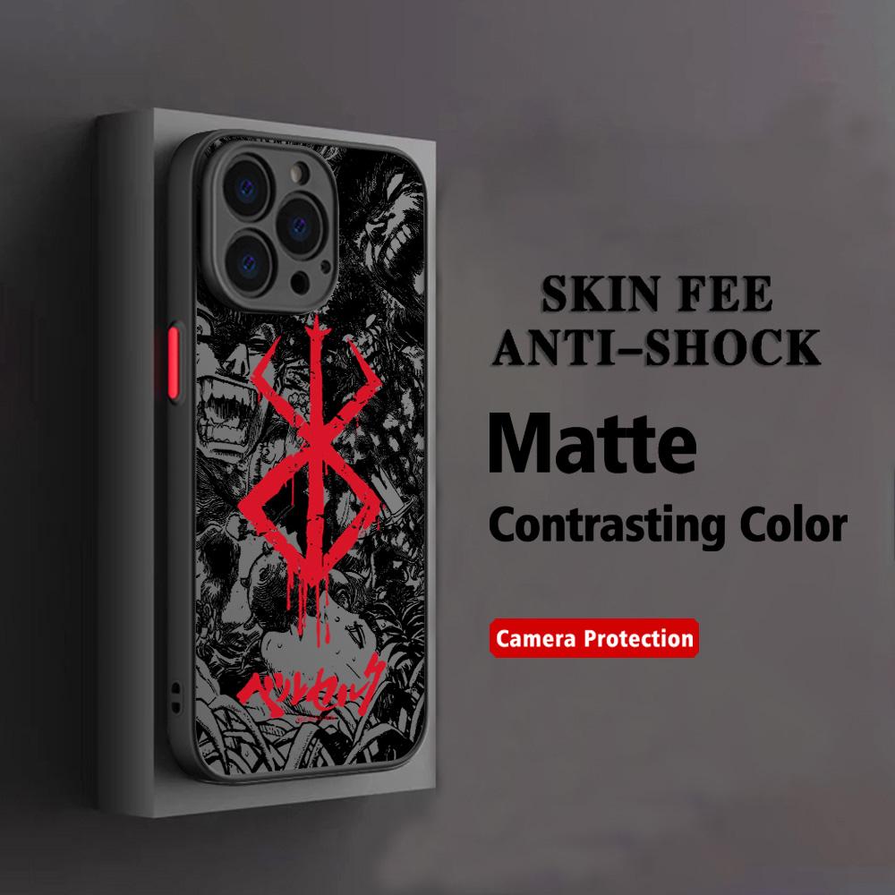 Hot Anime B-BerserkS Cool Phone Case For Xiaomi Redmi Note 14 13 12 11 11S 10 9T 8 7 Pro Plus 4G 5G Matte Clear Back Cover