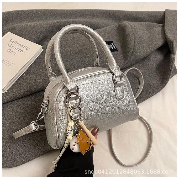 2025 New Senmeng Casual Handbag Fashion Women's Bag Women's Bag Shoulder Messenger Bag Women's Fashion Simple Commuter Bag