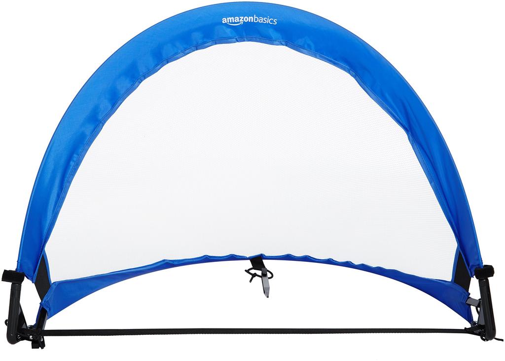 Gol e Rede para Treino de Futebol Amazon Basics Conjunto com Transporte (com estojo)