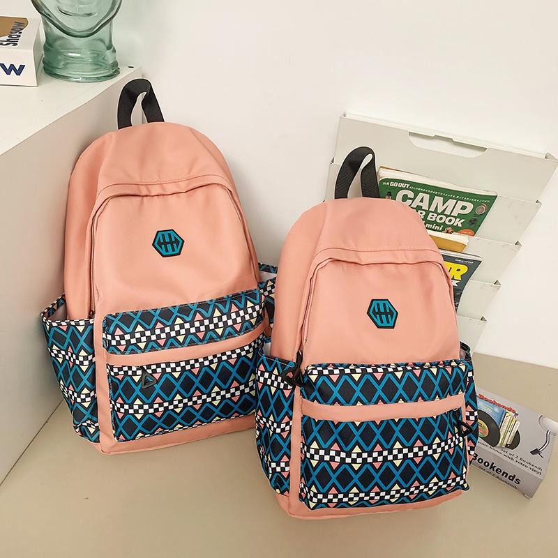 Men Waterproof Backpack Women Printed Travel Backpack Large Capacity Student School Bag