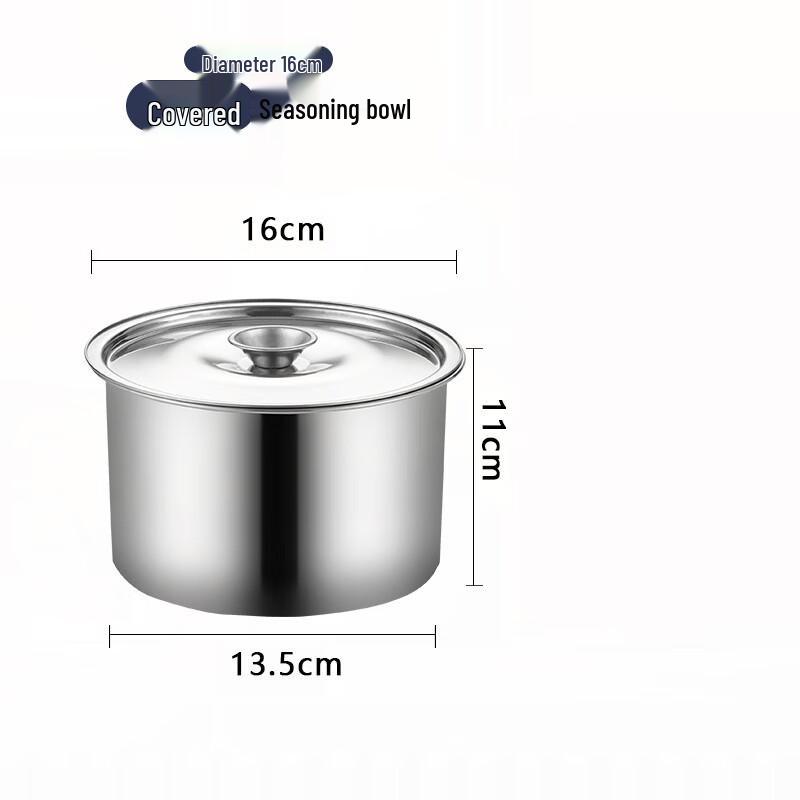 MOLUONA 304 Stainless Steel Kitchen Bowl with Lid