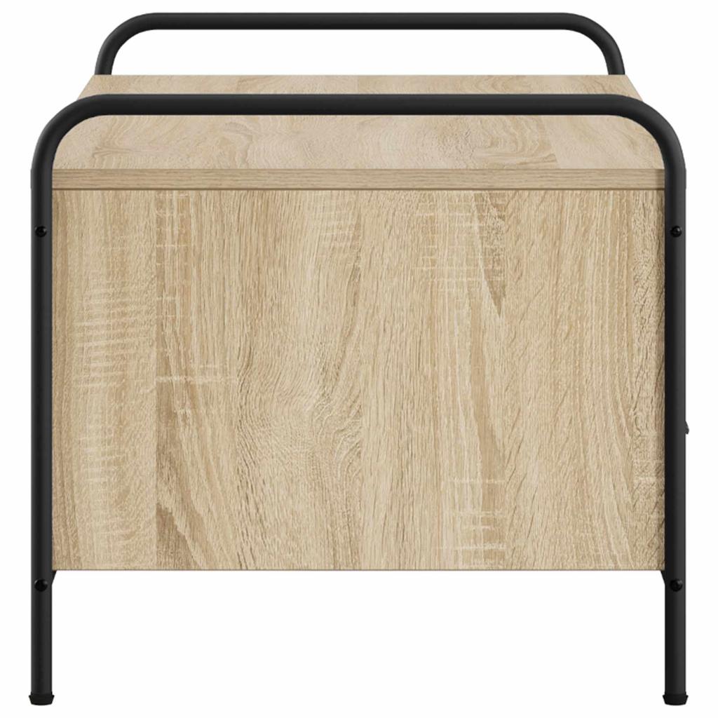 Coffee Table Sonoma Oak 99.5 x 49 x 46 cm Engineered Wood