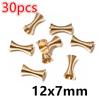 15-30pcs Spring Funnel Shape Spacer Beads Caps DIY Beading Supplies Cone Spring Coil End Caps For Jewelry Makings Accessories