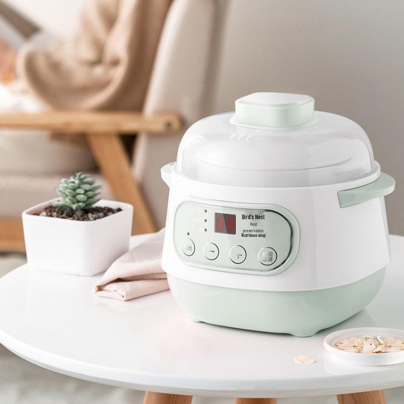 Electric Ceramic Slow Cooker: Multifunctional Double Boiler for Soup, Stew, Bird's Nest, and Health Preservation