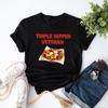 Funny Triple Dipper Veteran Design  For Men Women Unisex T-Shirt