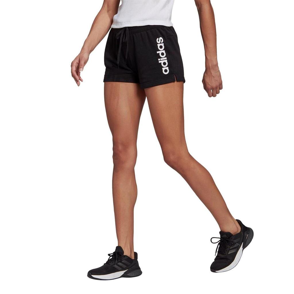 Adidas Womens/Ladies Cotton Logo Slim Shorts