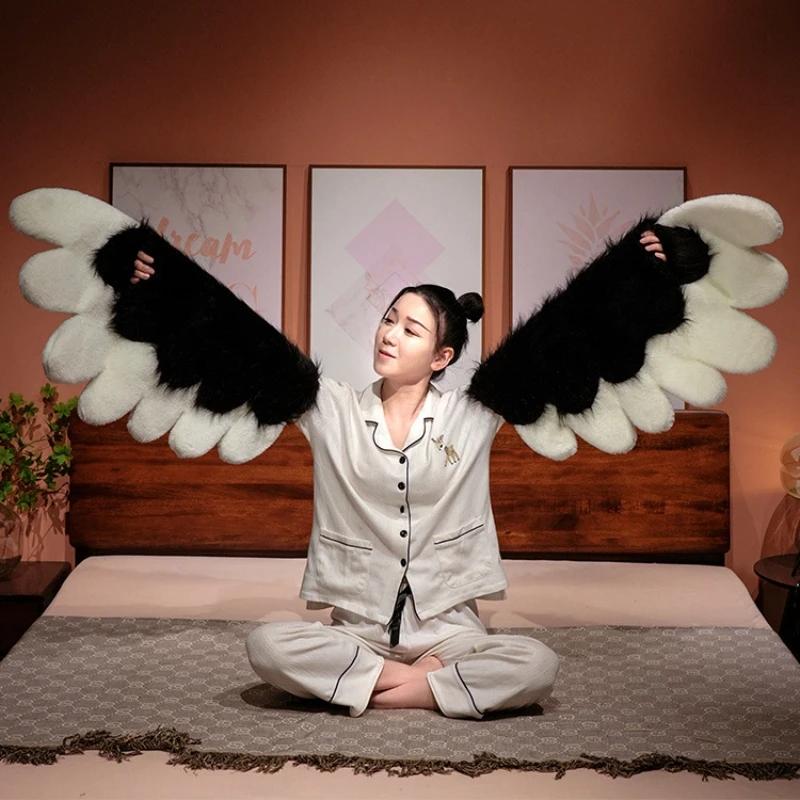 Fursuit Paw Gloves Boots Giant Wearable Wing Accessories Plush Toys Furry Cosplay Cat Bear Shoes Cute Fluffy Animal Manga Party