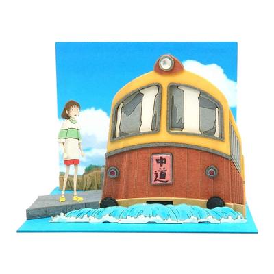 Sankei Studio Ghibli Mini Spirited The Unabara Electric Railway Has Arrived Paper Craft Away MP07-119