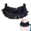 Colletto Finto a Strati Ruffled in Rete Vintage Staccabile per Costumi Vittoriani Rinascimentali Sciarpa Collo
