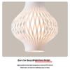 PP Material Bird's Nest Lampshade Simple Artistic Creativity Bedroom Headboard Pendant Light
