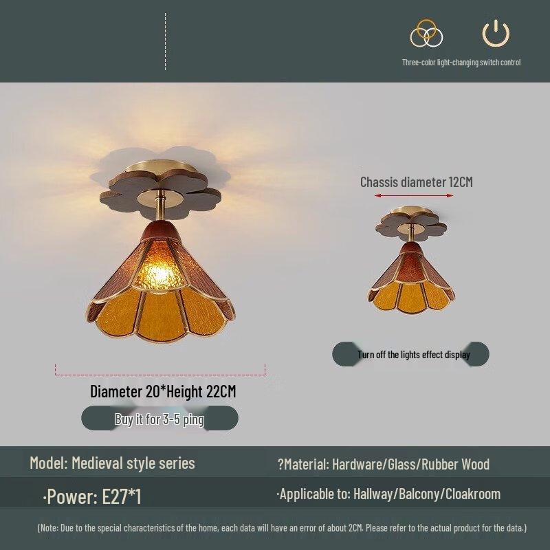 NuFeng Mid-Century Rechargeable Ceiling Light