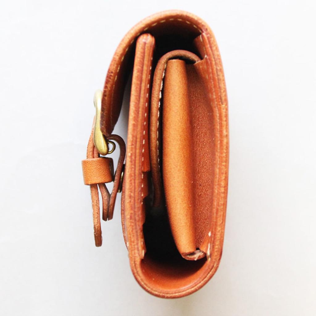 Belted Wallet Original Tochigi Leather Made in Japan Genuine Leather Chocolate [Porco Rosso] [sokunou]