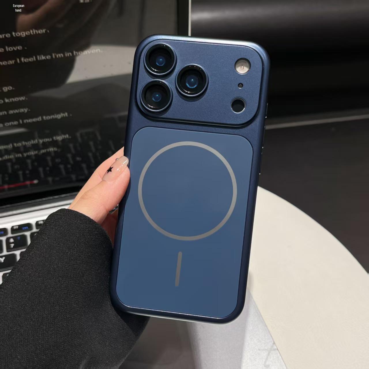 

Compatible with Apple iPhone 17 Pro Max, 17, and 16 Pro: Original Color Magnetic Adsorption Protective Case. iPhone 16 Pro Max