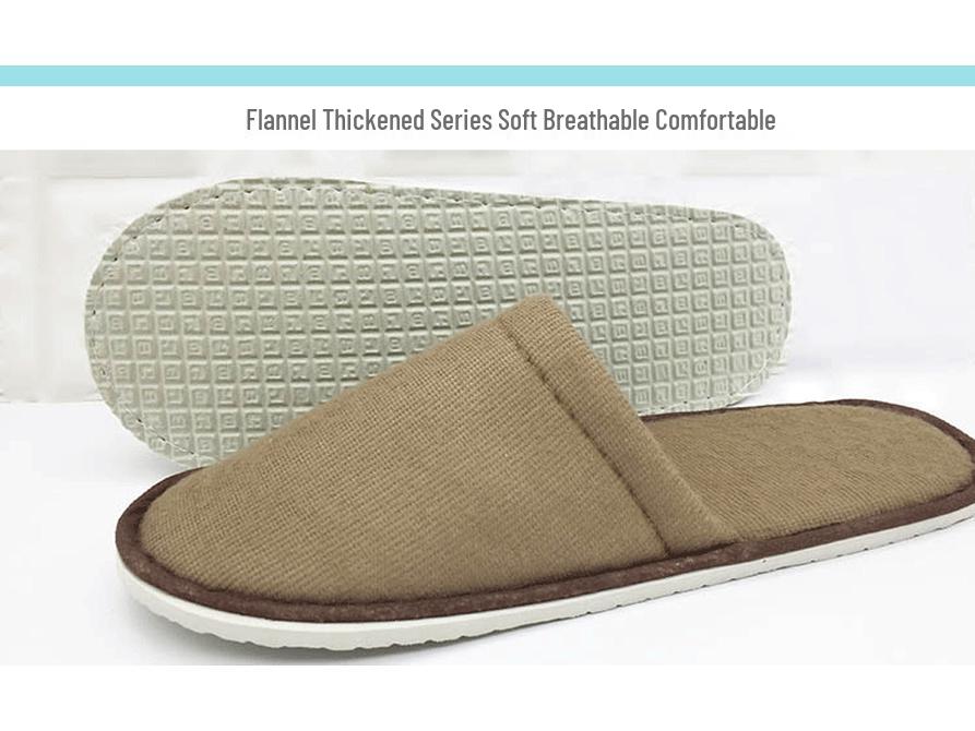 Thickened Non-Slip Disposable Slippers for Hotels and B&Bs