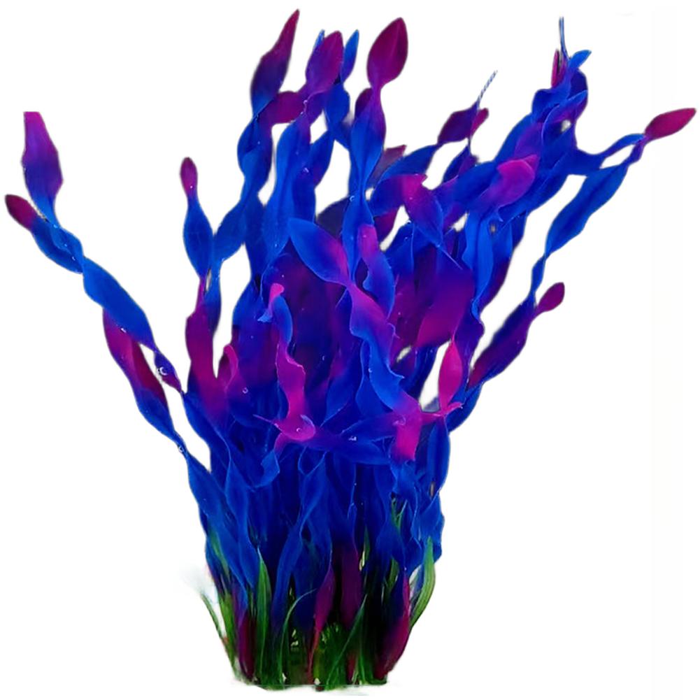 Realistic Artificial Aquarium Plants Including Spiral Kelp and Water Lotus to Enhance For Fish Tank Visual Appeal