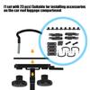 23 Pieces High Performances Roof Box Securing Tools Kit for Preventing Fall During Driving On Highways and Mountain Roads