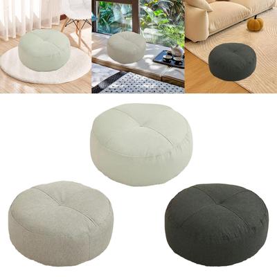 Round Floor Pillow Small Multifunctional Meditation Cushion for Floor Seating Chair Sofa Yoga Adults Kids Bedroom Living Room