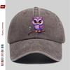 Pc Fashion Cute Cartoon Owl Design Baseball Cap Adjustable Papa Hat for Streetwear Beach Party and Casual Outings