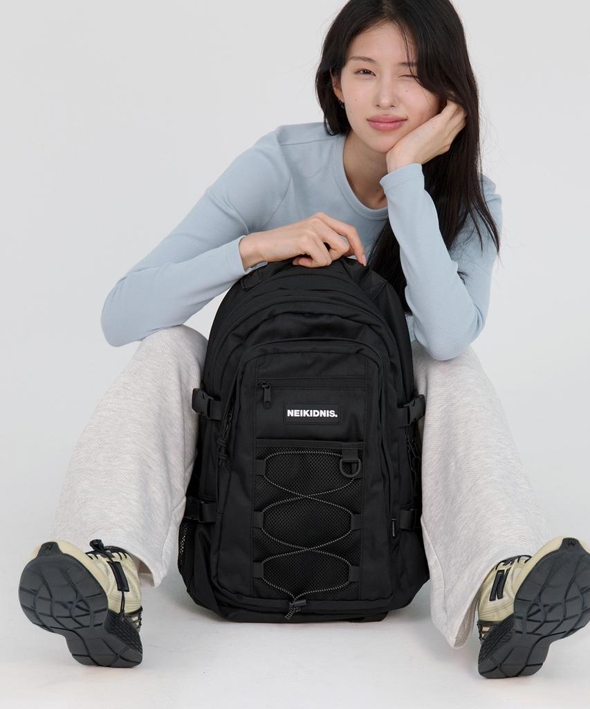 Neikidnis Mesh String Backpack Black