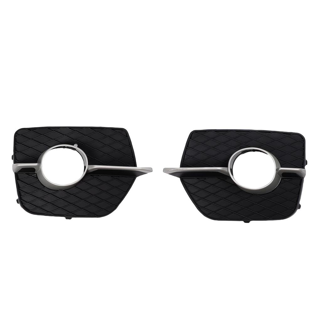 Pair of Bumper Fog Light Bezel With Decorative Trim ABS Plastic Long Lasting 51117188383 Replacement for X6 E71 E72