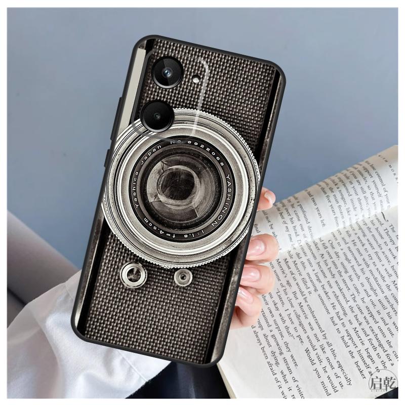 Retro Vintage Camera For Realme C71 C55 C75 C67 C63 C51 C61 C53 C35 C65 11 12 13 14 15 Pro Plus GT6 GT7 Pro Case