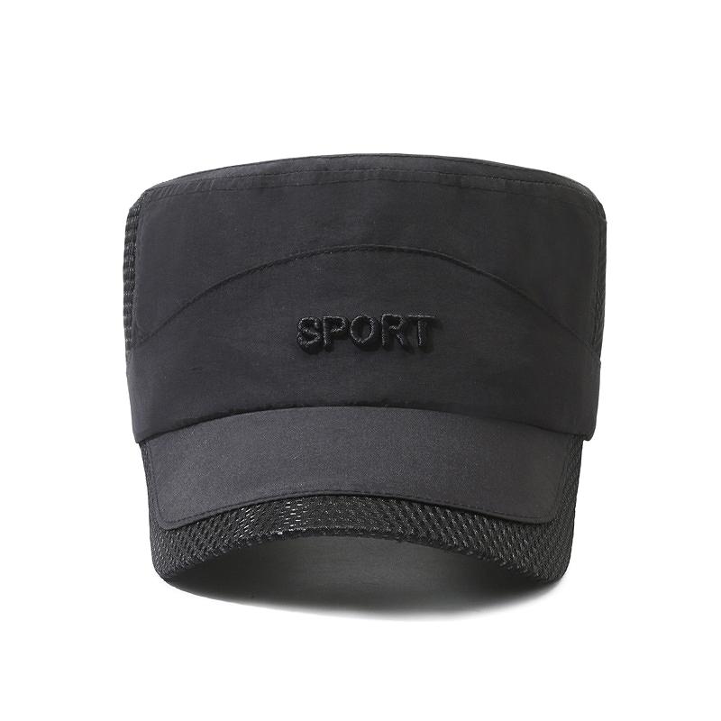 Bei älteren Menschen schnell trocknender Hut Frühling und Sommer flacher Hut einlagig dünn Outdoor-Reisen Beschattung atmungsaktiv Sonnenschutzhut