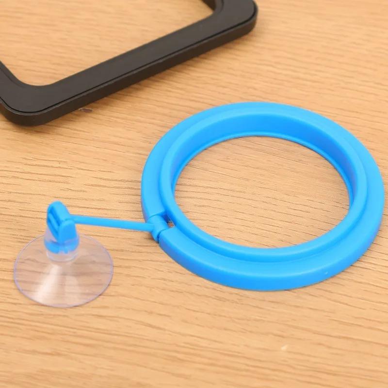 Aquarium Feeding Ring Fish Tank Station Floating Food Tray Feeder Square Circle Accessories Fish Foods Feeder with Suction Cup