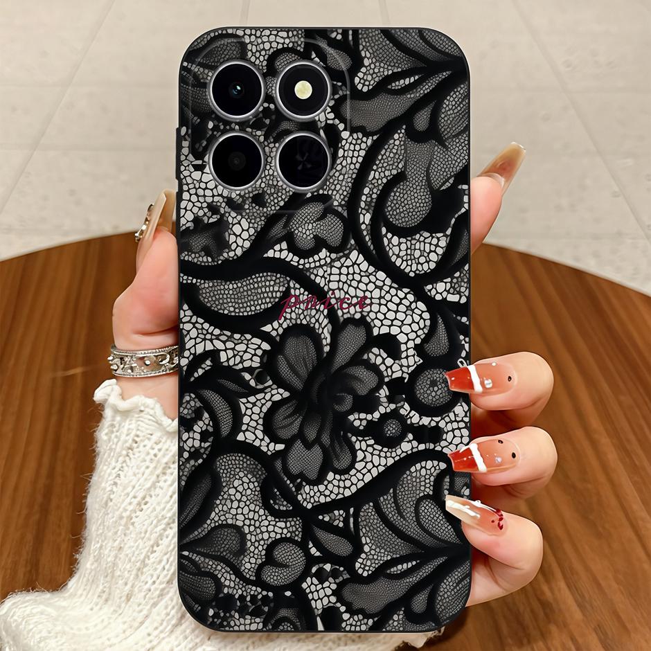 For Honor X6C X6B X6D X7D X7C Case Brilliant Flower Vintage Dyeing Anti-drop Simplicity Matte Shell For HonorX6C honorx7d Bumper