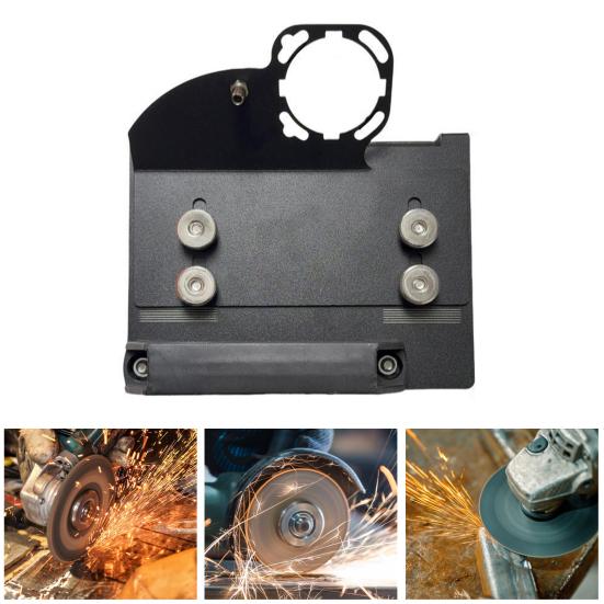 

Кронштейн для угловой шлифовальной машины, металлическая стойка для шпинделей 45 мм, улучшает точность укладки плитки и делает скосы подходящими для каменной керамической плитки, направляющая для резки под углом 45°