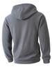 Men's Thick Hooded Sweatshirt, Stand Collar Half-Zip, Long Sleeve, Autumn/Winter, European Size, Casual Style.