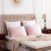 2pcs Satin Silk Sleeping Pillowcase Solid Color Pillow Cover  Pillow Protector
