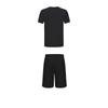 Adidas Taekwondo Round Neck Comfortable Pullover Short Sleeve T-Shirt Fashion Simple Drawstring Shorts Casual Sports Set ADICLTSPSTK-BG+S21ATMSH1T-BW