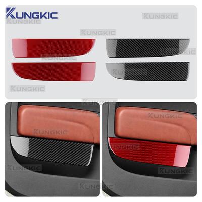 Carbon Fiber Style Interior Sticker for Abarth 595 695(2012-2024)/Fiat 500 500C(2008-2024)/Fiat 500E(2013-2019) LHD RHD Interior Panel