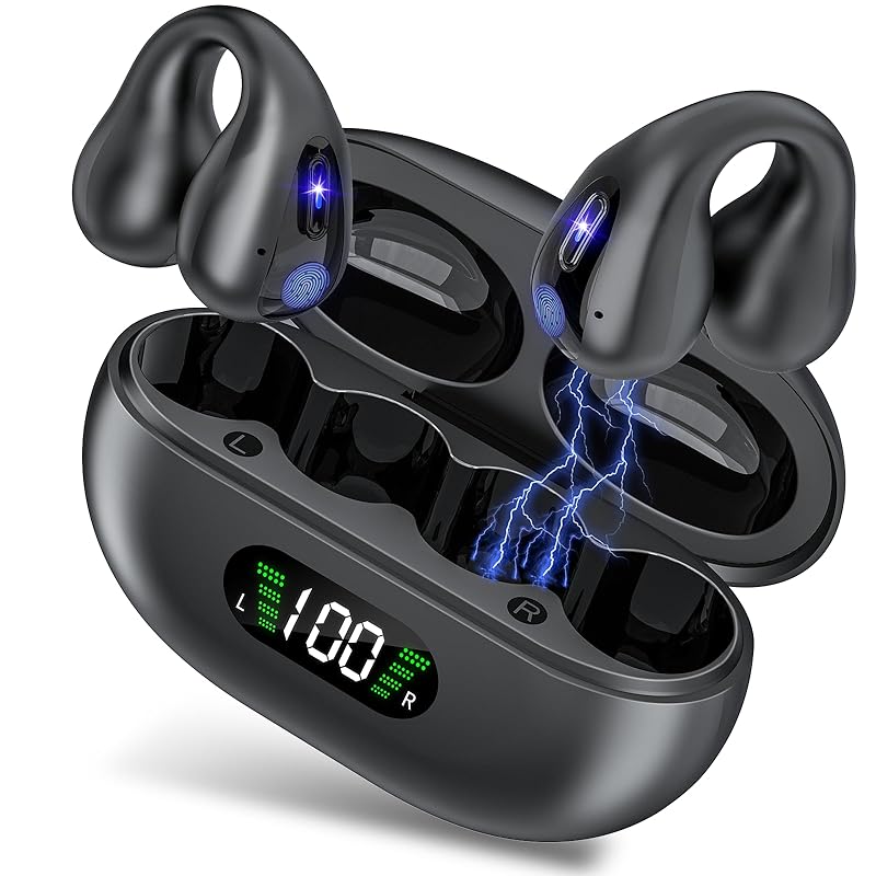 

[2025 Latest Earphone translator] ear cuff wireless earphones Two-way simultaneous interpretation High precision interpreter machine lightweight