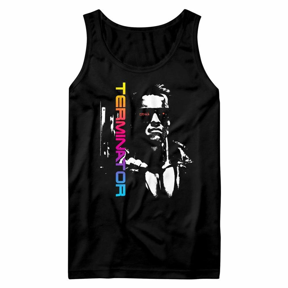 Terminator Neon Terminator Black Adult Tank Top T-Shirt Unisex T-Shirt XXXXL