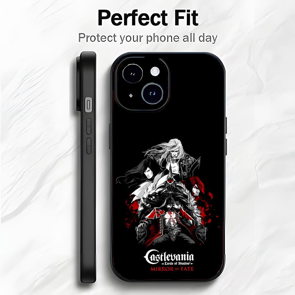 Gothic Horror Game C-Castlevania Phone Case Phone Case Soft Packaging Lightweight For iPhone17 16 15 14 13ProMax
