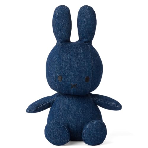 Bon Ton Toys Miffy Denim Plush Toy 23cm Raw Gift