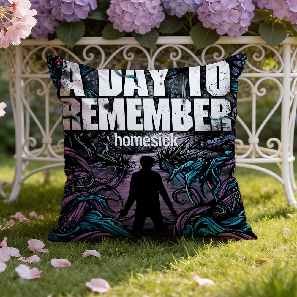A Day to R-Remember Band Cushion Cover Home & Car Dual-Scene Pillow Cover: Reversible for Premium Comfort