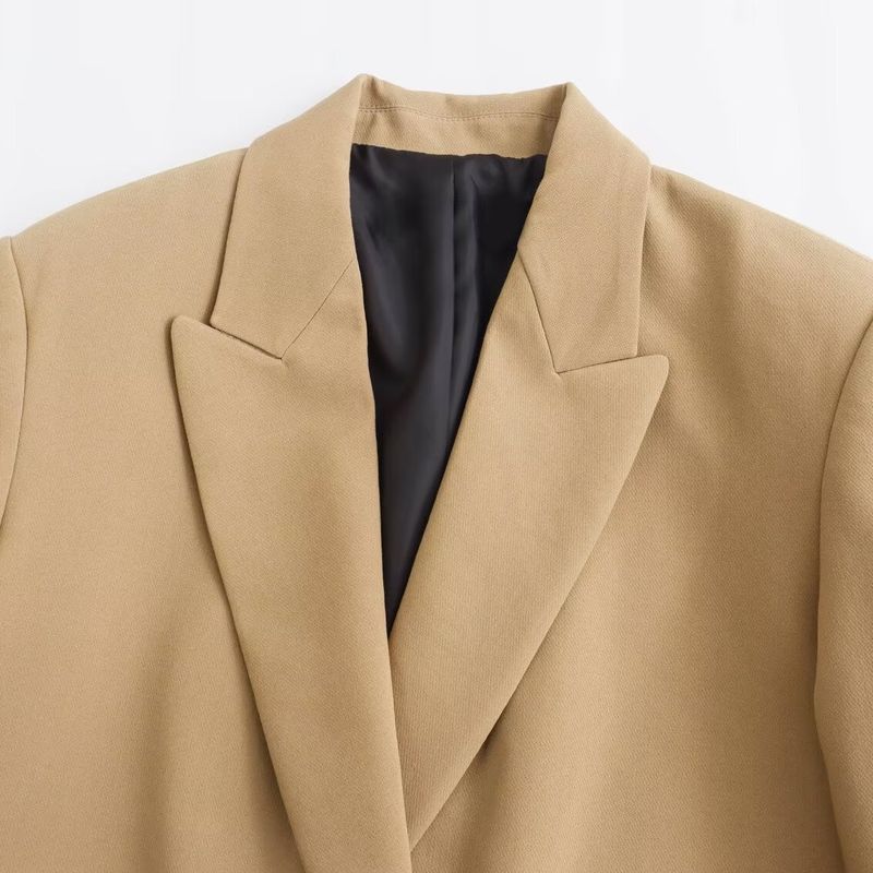 Araltay New Arrival Fashion Style Women's Clothing Fashion All-Match Pure Color Profile Double Breasted Suit Outwear 2753122