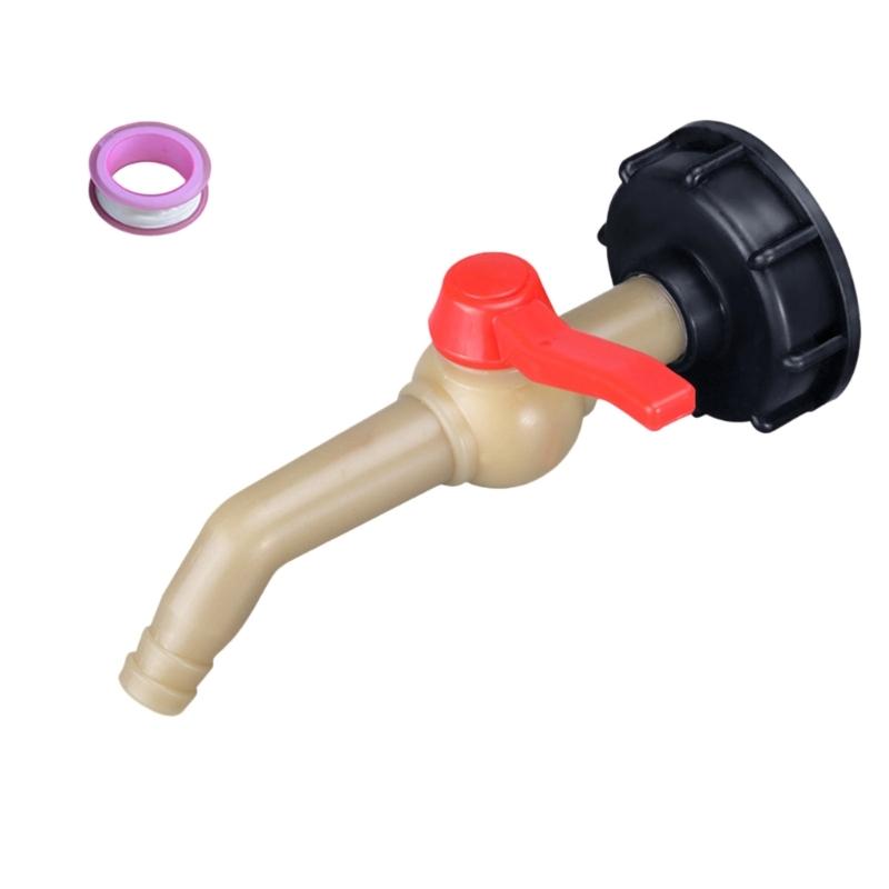 Heavy Duty IBC Tank Connector Reinforced Thread Outlet Tap for IBC Container Water Tank Rain Butt Accessories