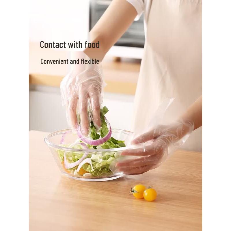 MARYYA Disposable PE Gloves (50 Count)