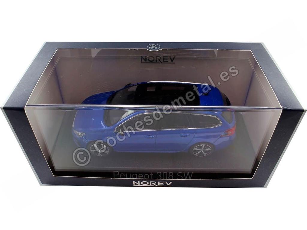 Norev Maßstab 1/43 Peugeot 308 SW GT 2020 Vertigo Blau