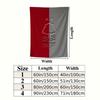 Nottingham Forest FC Wall Tapestry Aesthetic Wall Hanging Printed Fabric Blanket Decorative Tapestries for Bedroom Living Room Home Decor