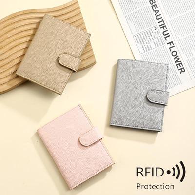 Passport and Ticket Protective Travel Cover with Card and Document Holder - Portable and Multifunctional Storage Bag