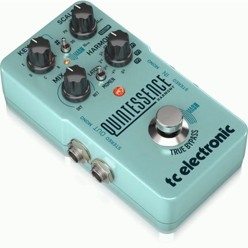 Tc Electronic Intelligent Harmonizer Pedal with TonePrint, Dual-Voice Studio-Grade Algorithms, MASH Footswitch, True Bypass, and Built-in Buffer, QUIN