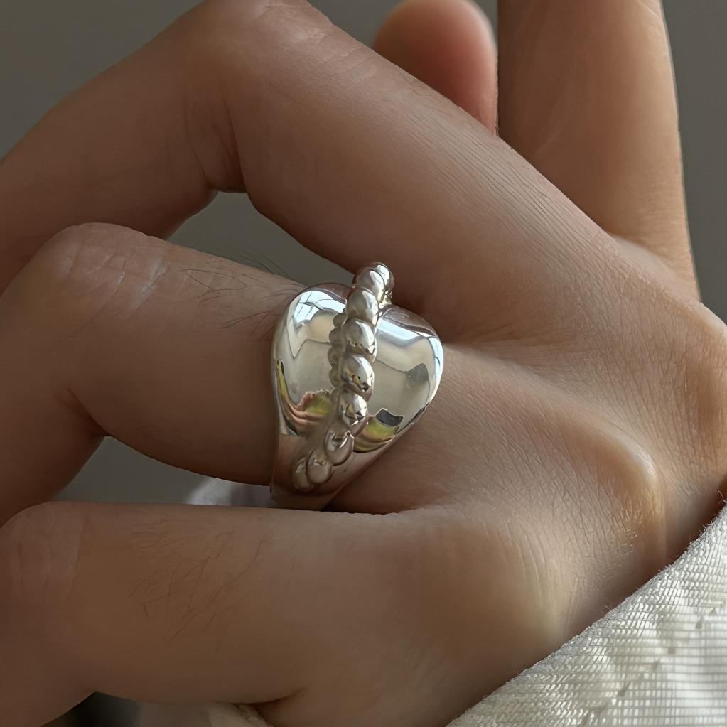 925 Silver Rings for Women Couple Minimalist Handmade Simple Blue Stone Star Ring Party Jewelry Gift Prevent Allergy